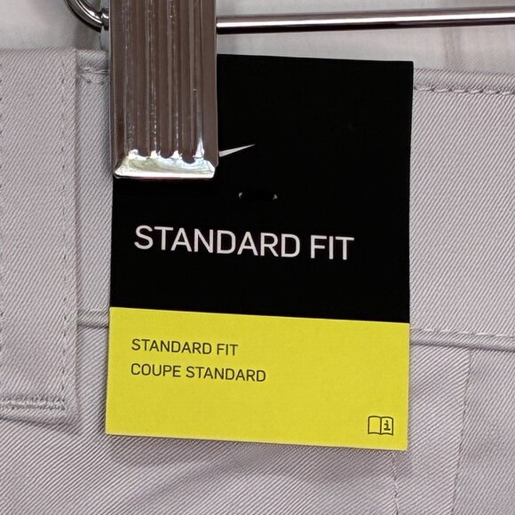 Nike Standard Fit Shorts NEW Mens 30 Gray Flex Waist Zip Close Pockets Golf - Picture 8 of 10